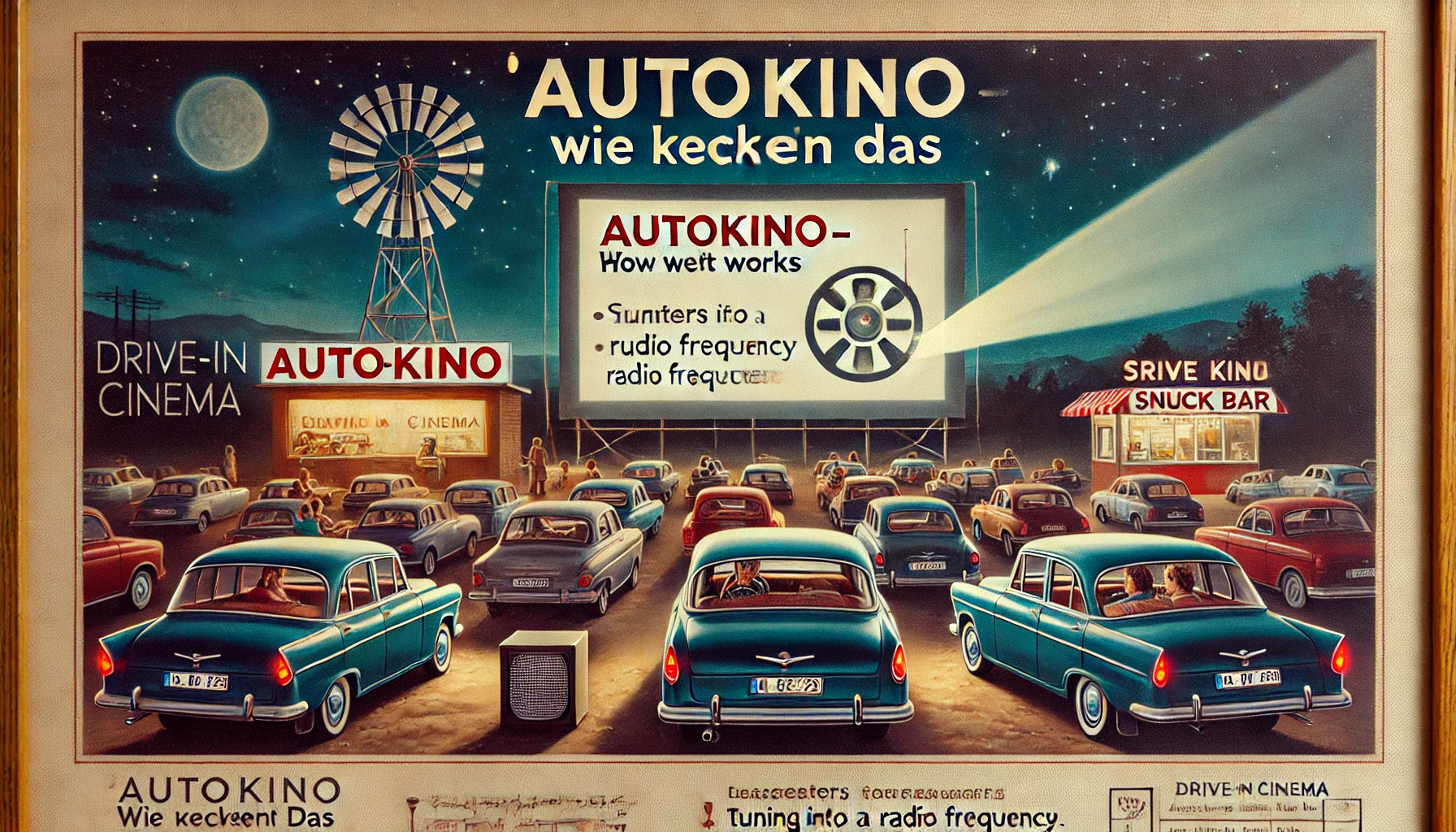 Autokino: Wie Funktioniert Das?